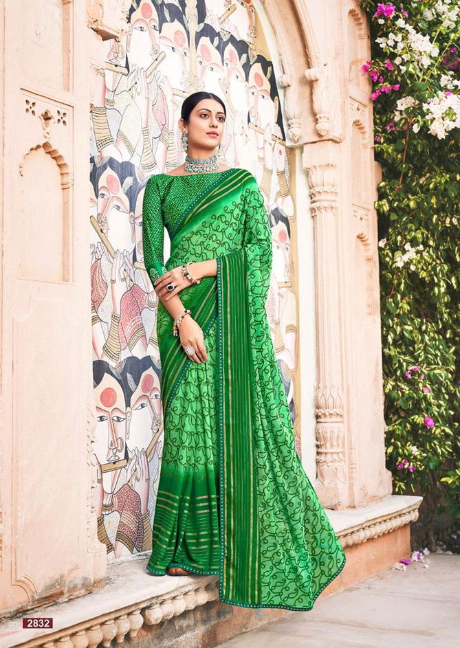 Kashvi Riwaz Regular Wear Printed Wholesale Georgette Sarees Catalog